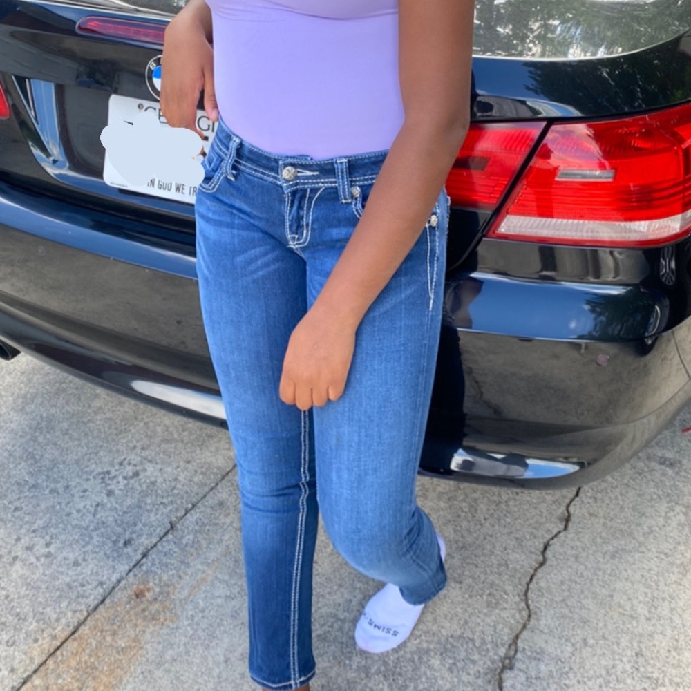 Hardly worn skinny Miss Me Jeans!